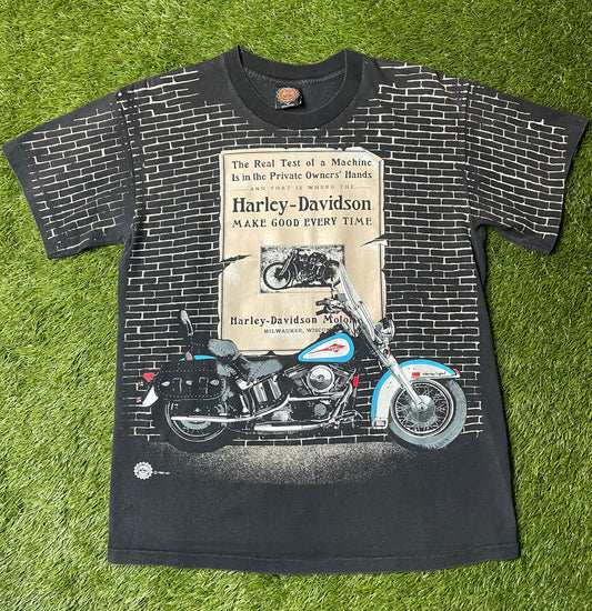 Vintage 1999 Harley Davidson AOP T Shirt