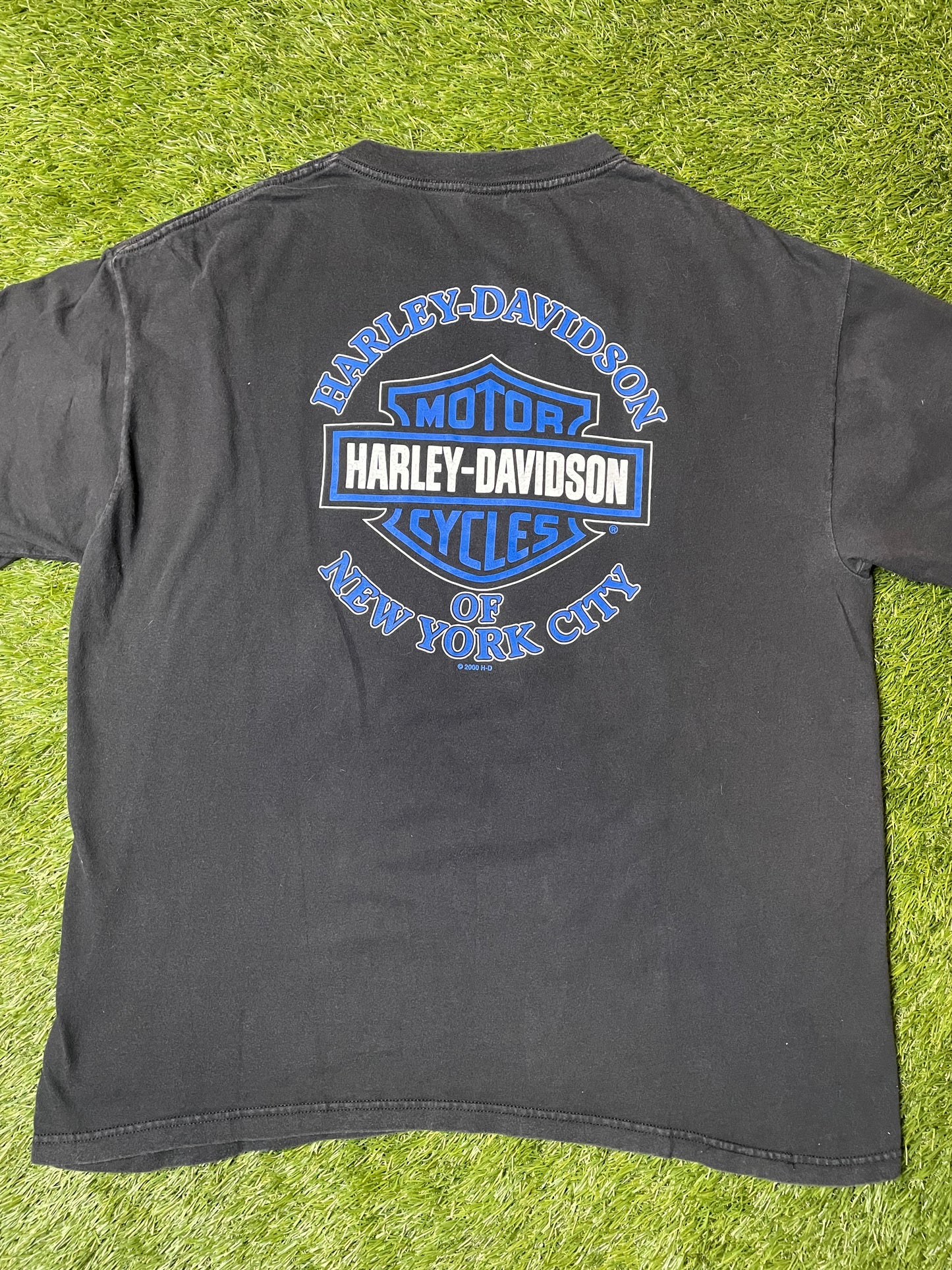 Vintage 2000 Harley Davidson Earth T Shirt