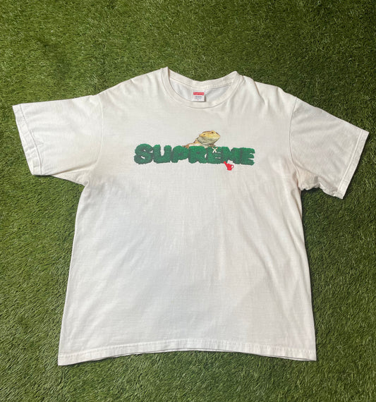 Supreme Lizard Tee White