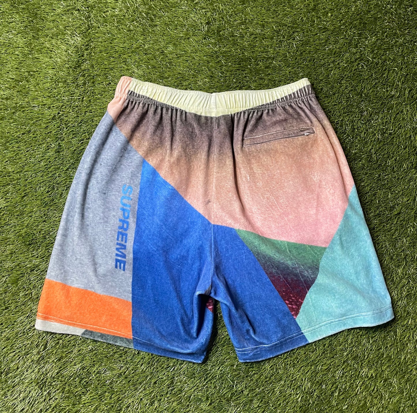Supreme Geo Velour Shorts