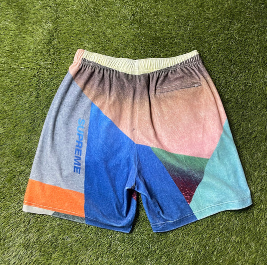 Supreme Geo Velour Shorts