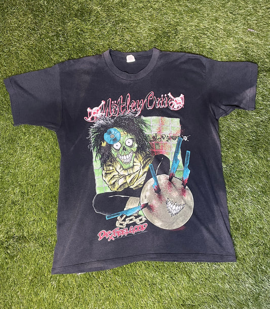 Vintage 1989 Motley Crue DR Feelgood T Shirt