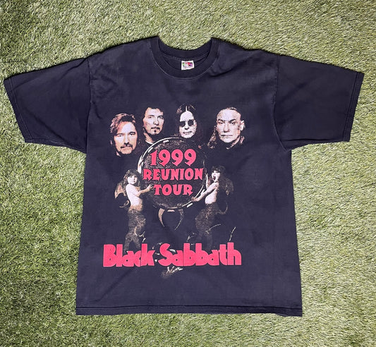 Vintage 1999 Black Sabbath Reunion Tour T Shirt