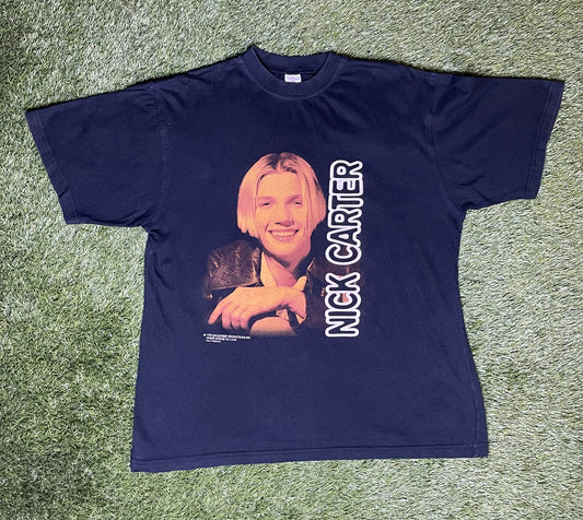 Vintage 1996 Nick Carter European T Shirt