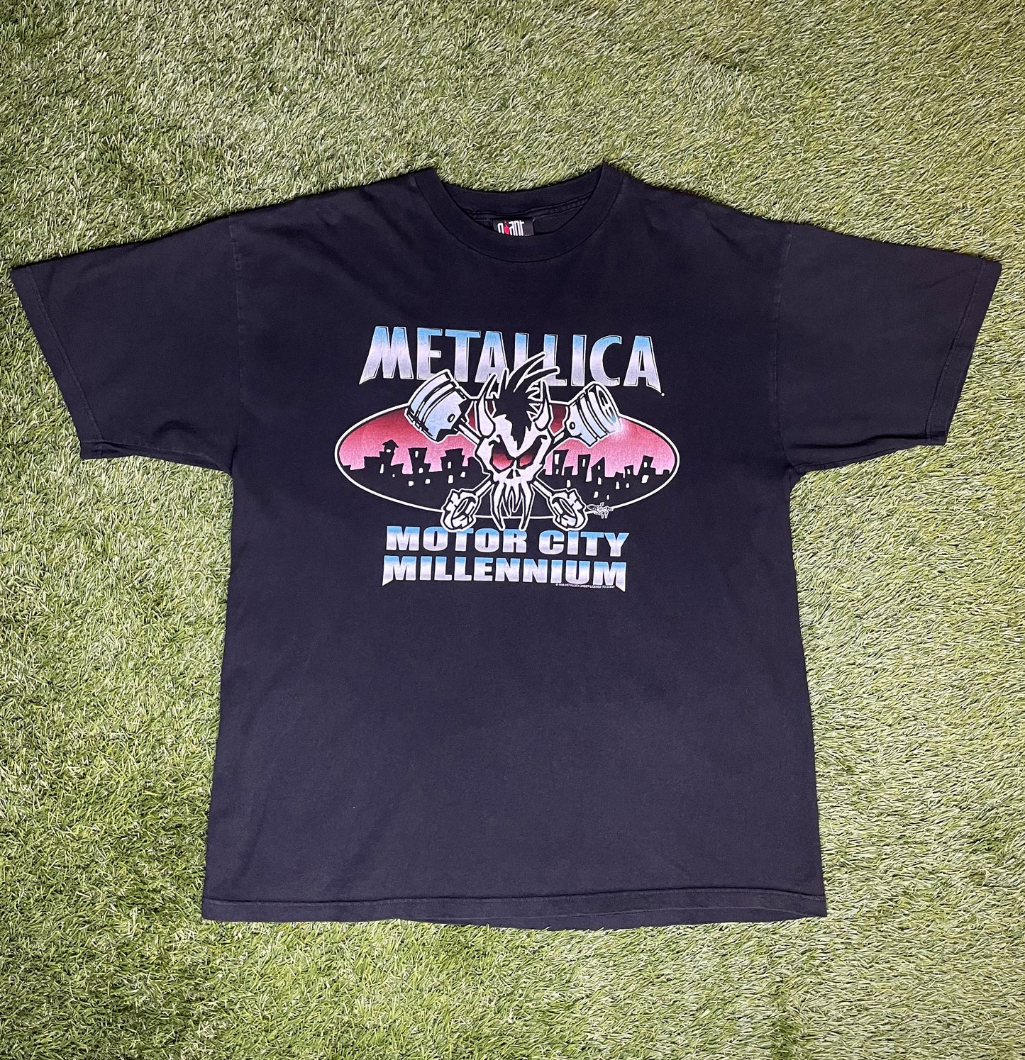 Vintage 1999 Metallica Motor City Millennium Tour T Shirt