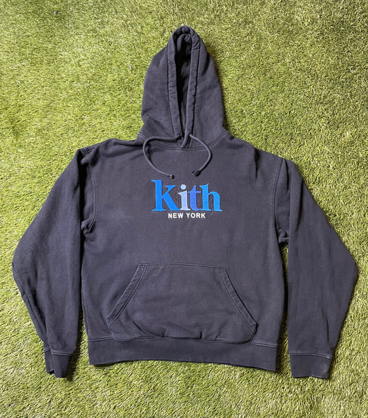 Kith NY Navy Pullover Hoodie