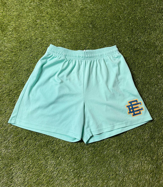 Eric Emanuel Tiffany Navy Mesh Shorts