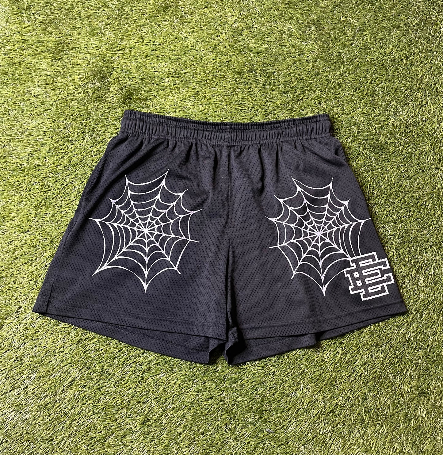 Eric Emanuel Spider Web Mesh Shorts