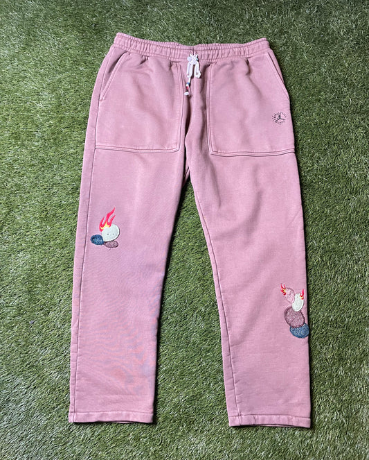 Cactus Jack x Air Jordan Fleece Pants Brown