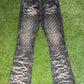 Who Decides War Black Double Knee Denim