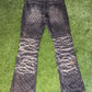 Who Decides War Black Double Knee Denim