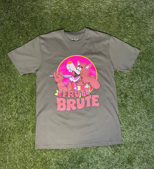 Kaws x General Mills Frute Brute T Shirt Olive