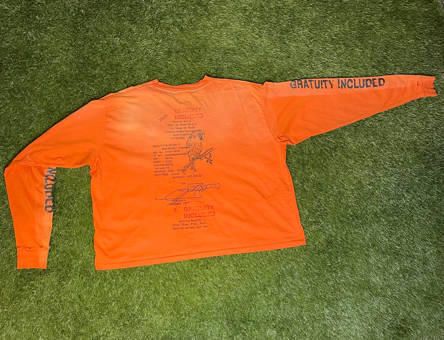 HMDD Chim Gratuity Included L/s Orange