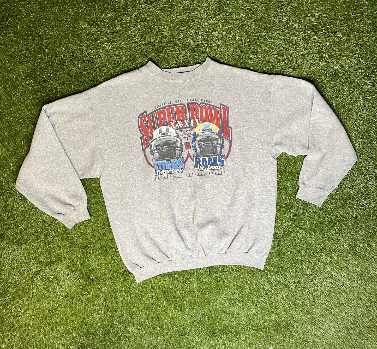 Vintage 2000 Super Bowl XXXIV Crewneck