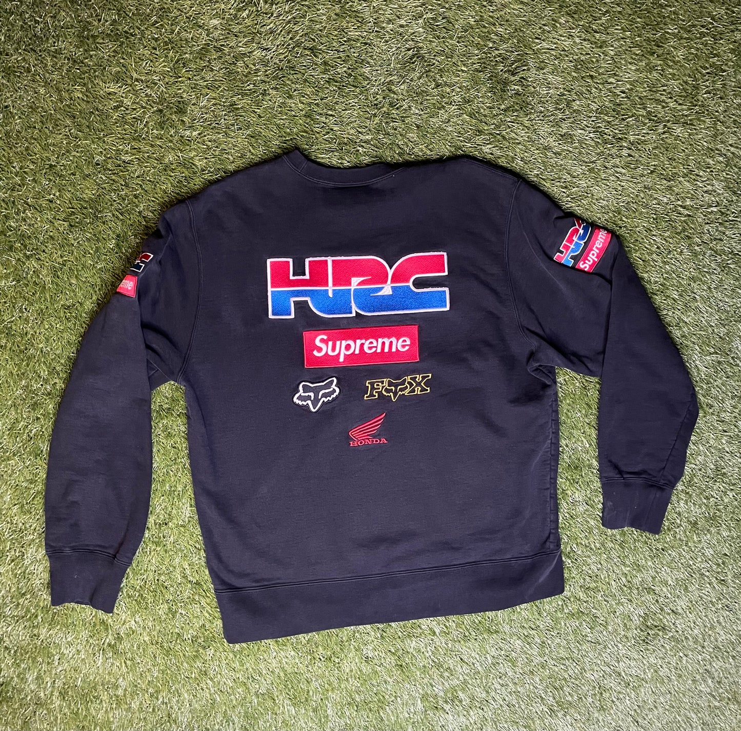 Supreme X Honda X Fox Racing Crewneck