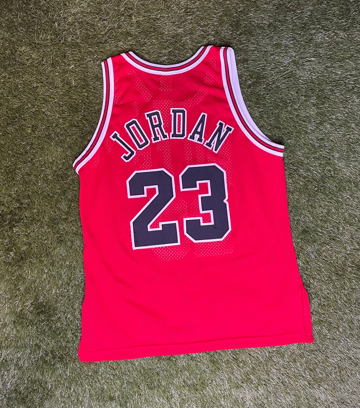 Vintage NWT Chicago Bulls Michael Jordan Stitched Champion Jersey