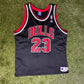 Vintage 90's Chicago Bulls Black Champion Jersey