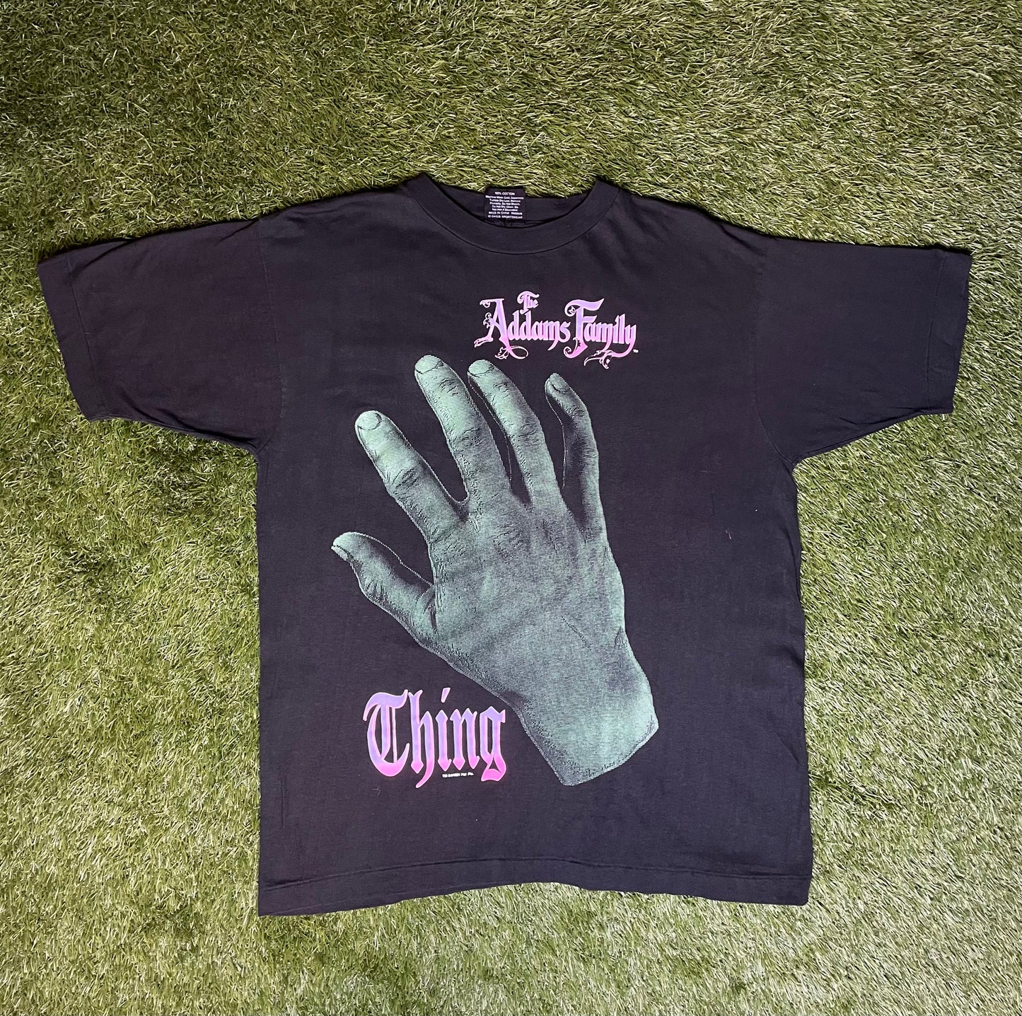 Vintage 1991 The Addams Family Thing T Shirt