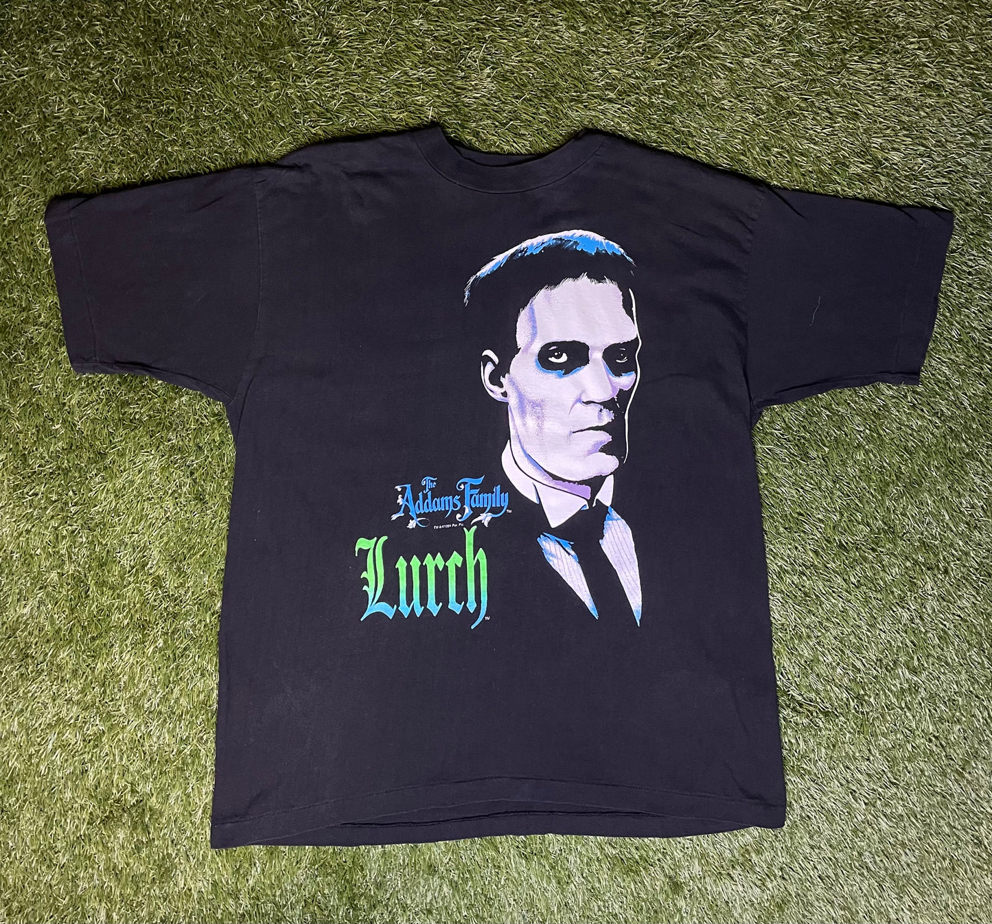 Vintage 1991 The Addams Family Lurch T Shirt