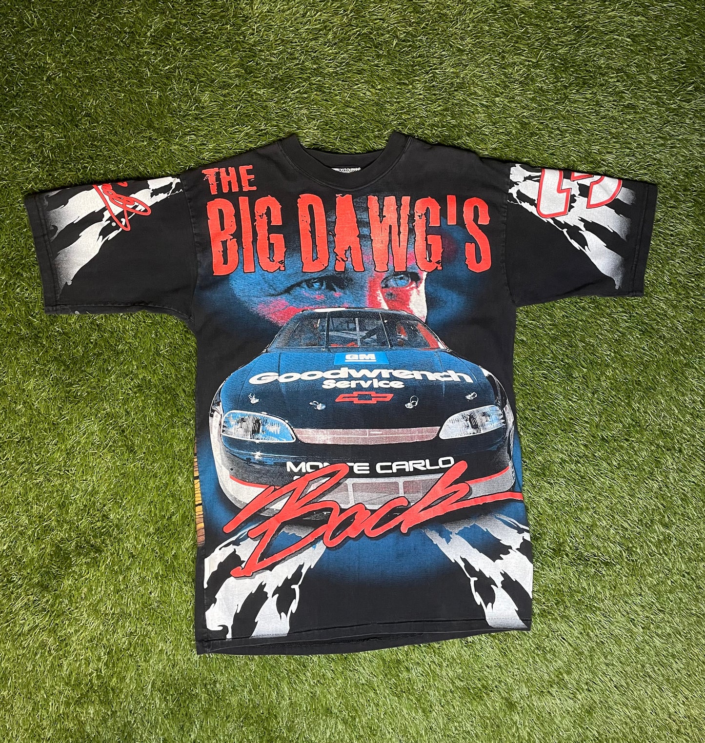 Vintage 1997 Dale Earnhardt AOP Racing T Shirt