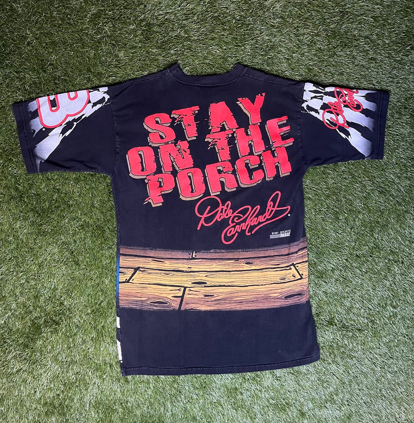 Vintage 1997 Dale Earnhardt AOP Racing T Shirt