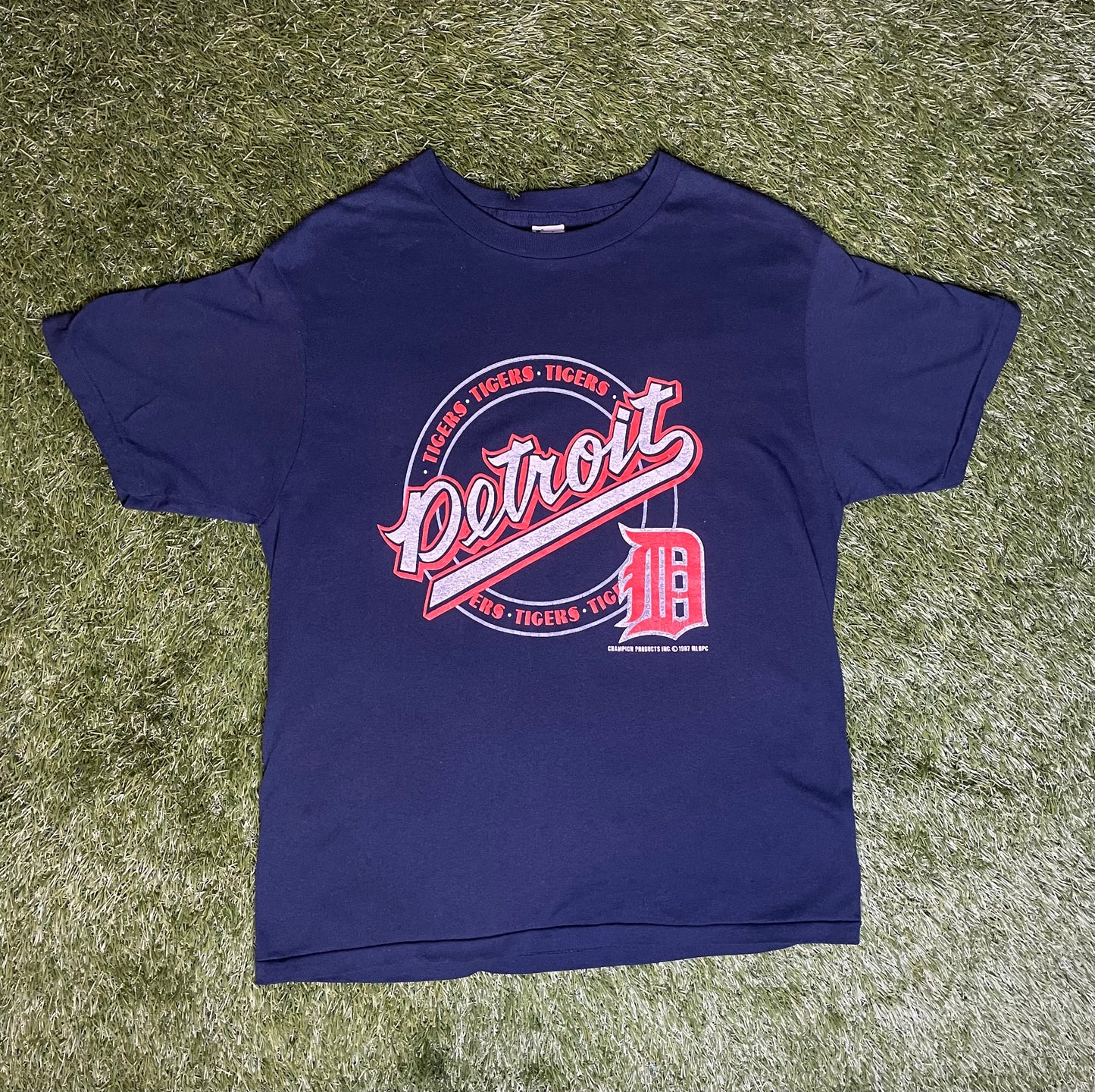 Vintage 1987 Detroit Tigers T Shirt