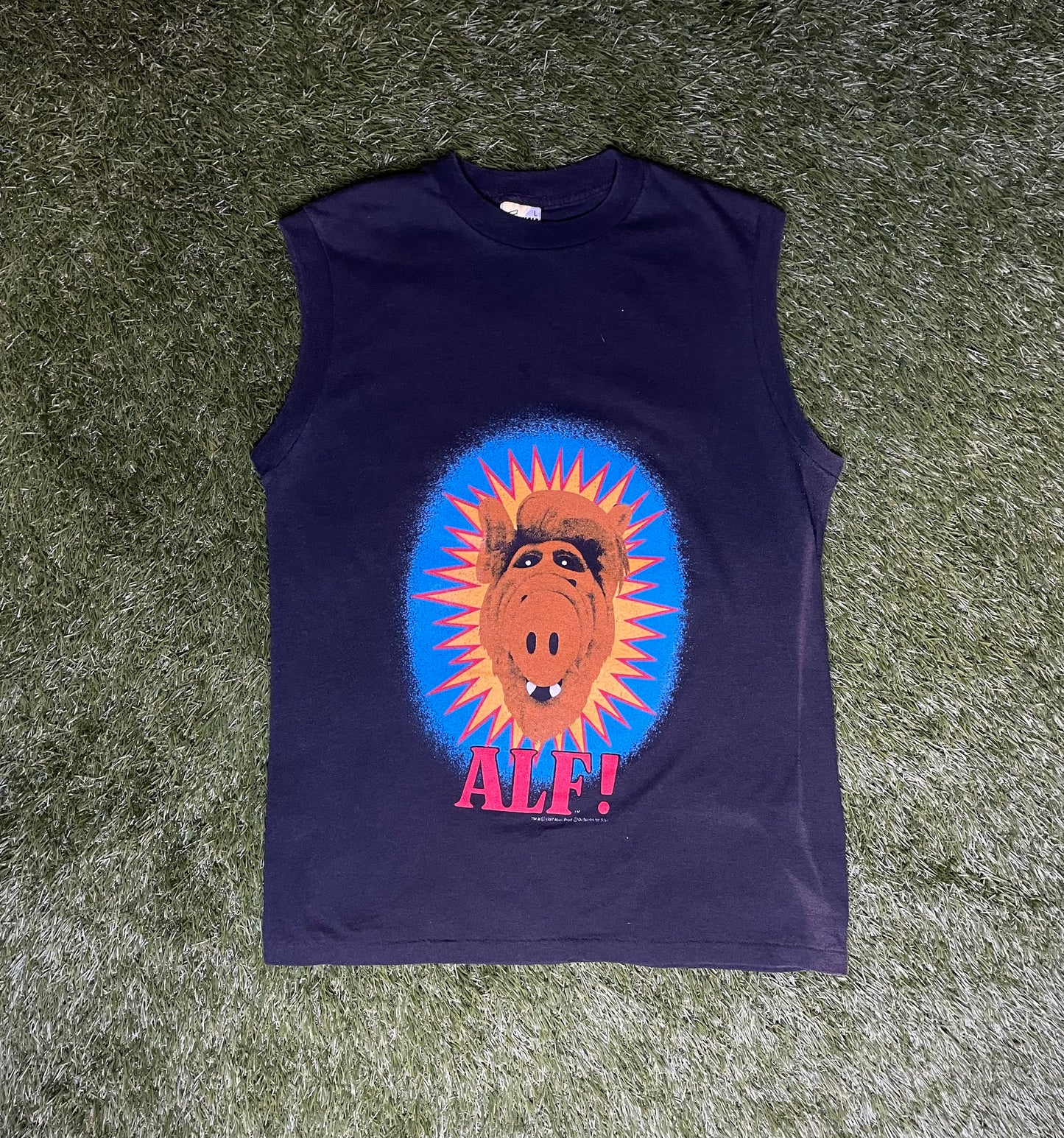 Vintage 1987 ALF Cutoff Tank Top