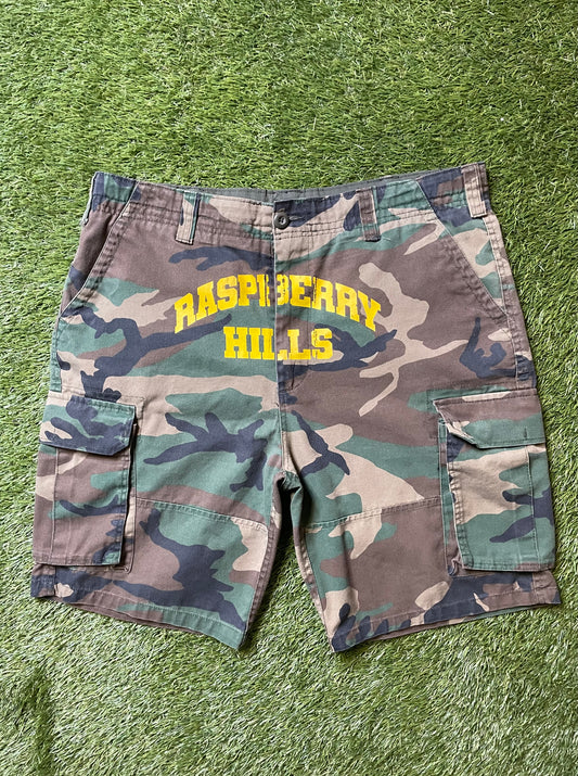 Raspberry Hills Camo Shorts
