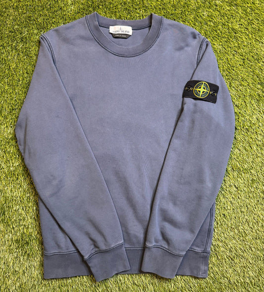 Stone Island Navy Crewneck