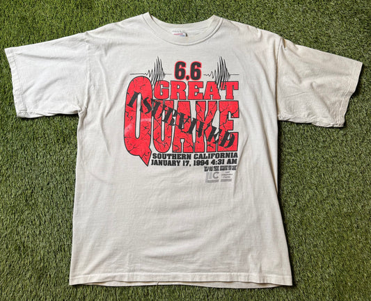 Vintage 1994 SoCal Earthquake T Shirt