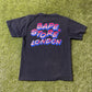 Bape London Union Jack College Black T Shirt
