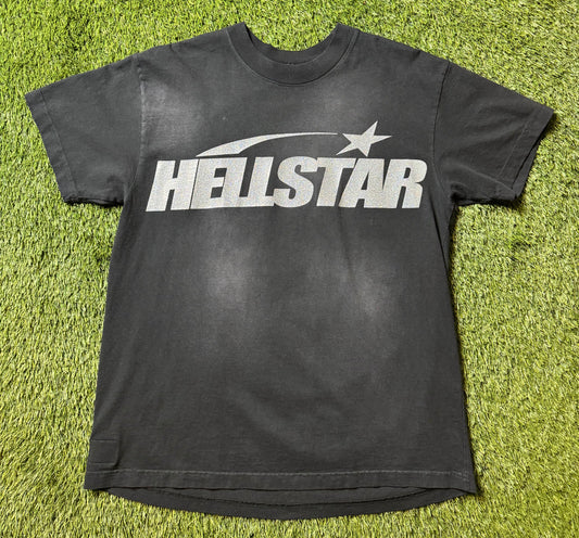 Hellstar Classic Glitter Logo T shirt