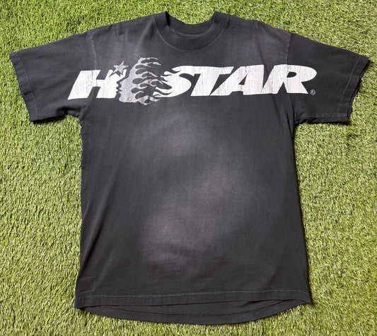 Hellstar Cartoon Logo Glitter Logo T-shirt