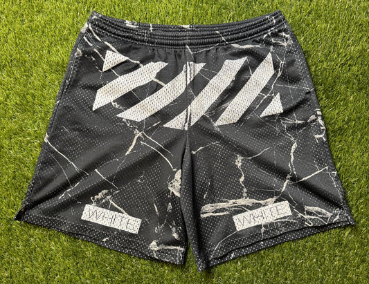 Off White Mesh Shorts