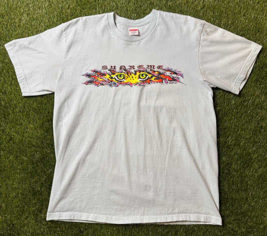 Supreme Eyes Pale Blue T Shirt