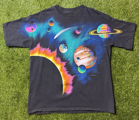 Vintage 1990's Habitat XCVII Planets T Shirt