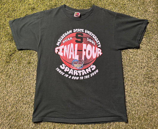 Vintage 2001 MSU Final Four T Shirt
