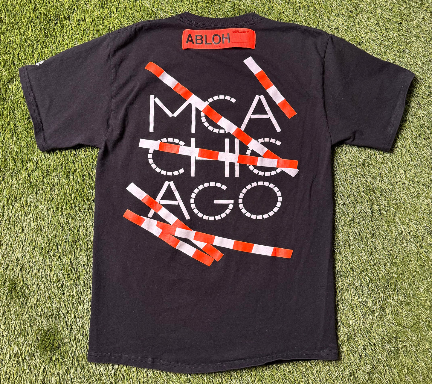Virgil Abloh x MCA Figures of Speech Tape Tee Black