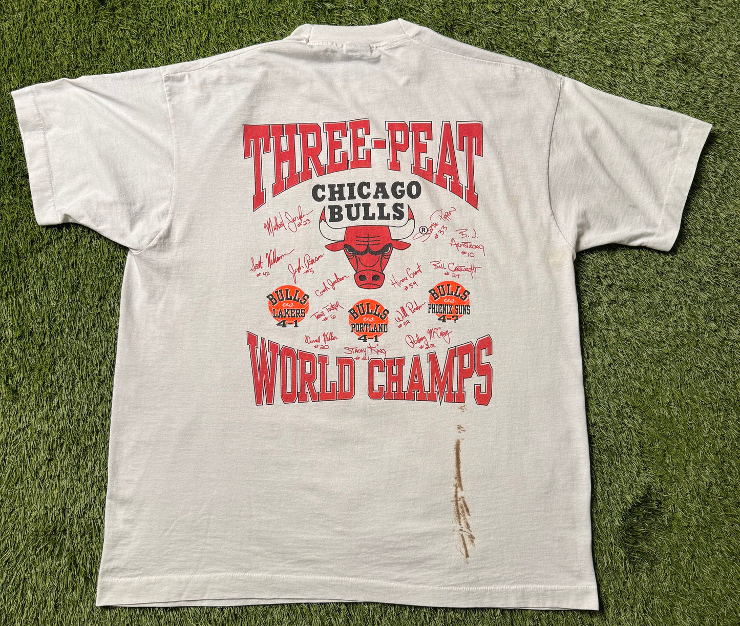 Vintage 90's Chicago Bulls Bootleg T Shirt