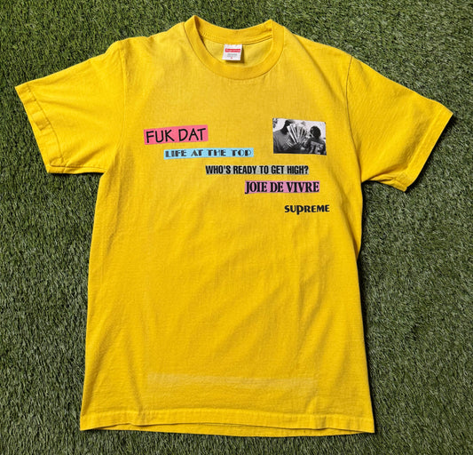 Supreme Joie De Vivre Tee Yellow