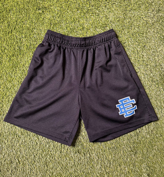 Eric Emanuel Black/Blue Mesh Shorts