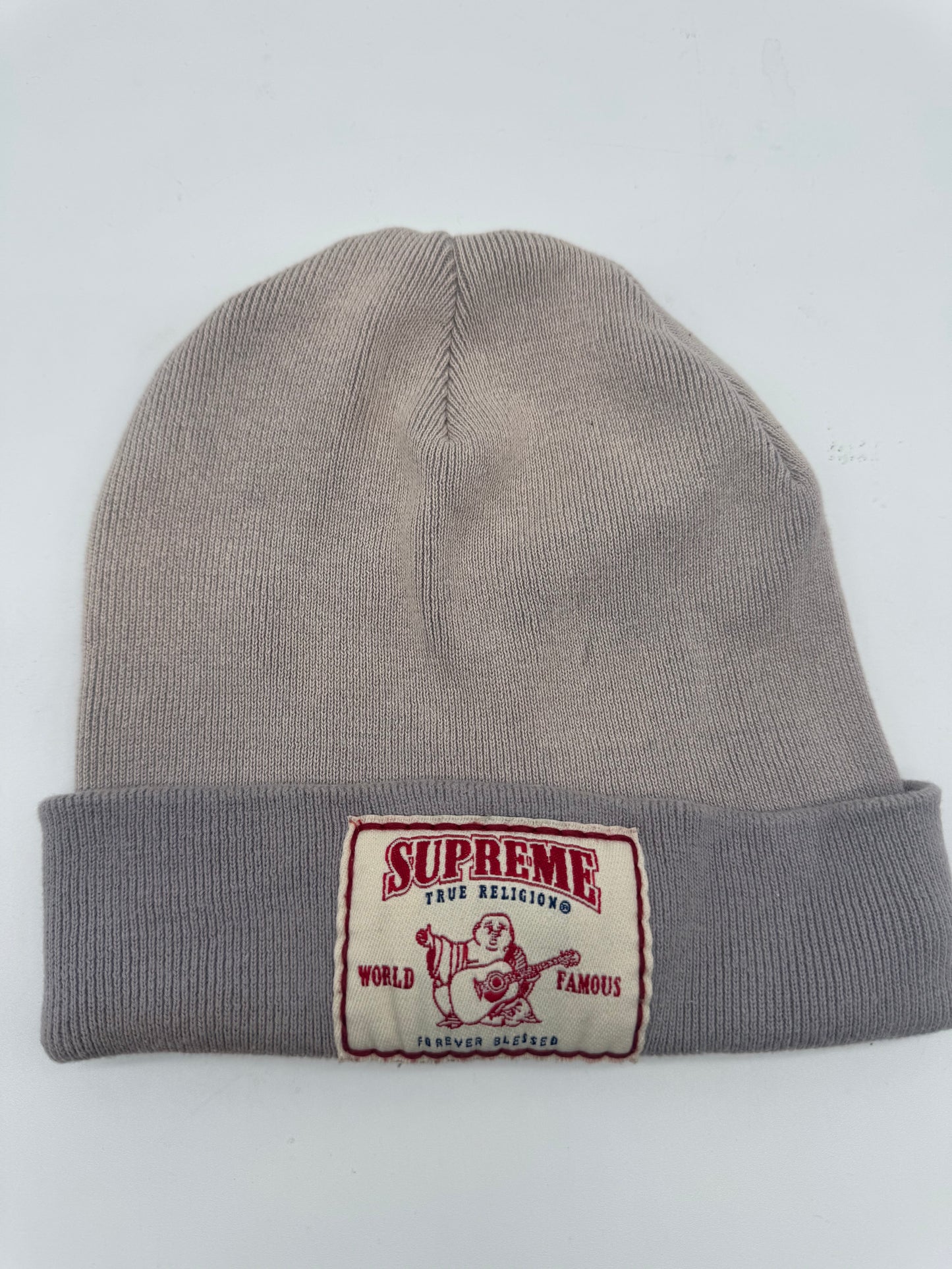 Supreme True Religion Beanie Light Grey Hat