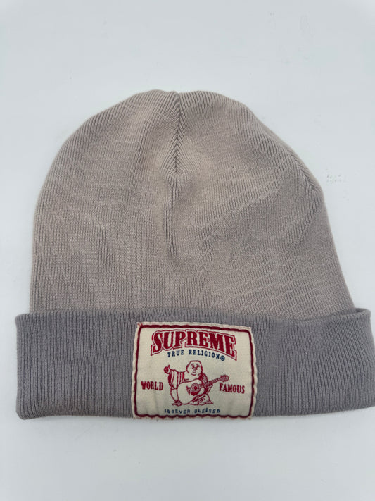 Supreme True Religion Beanie Light Grey Hat