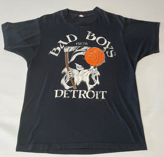 Vintage Detroit Bad Boys Reaper T Shirt