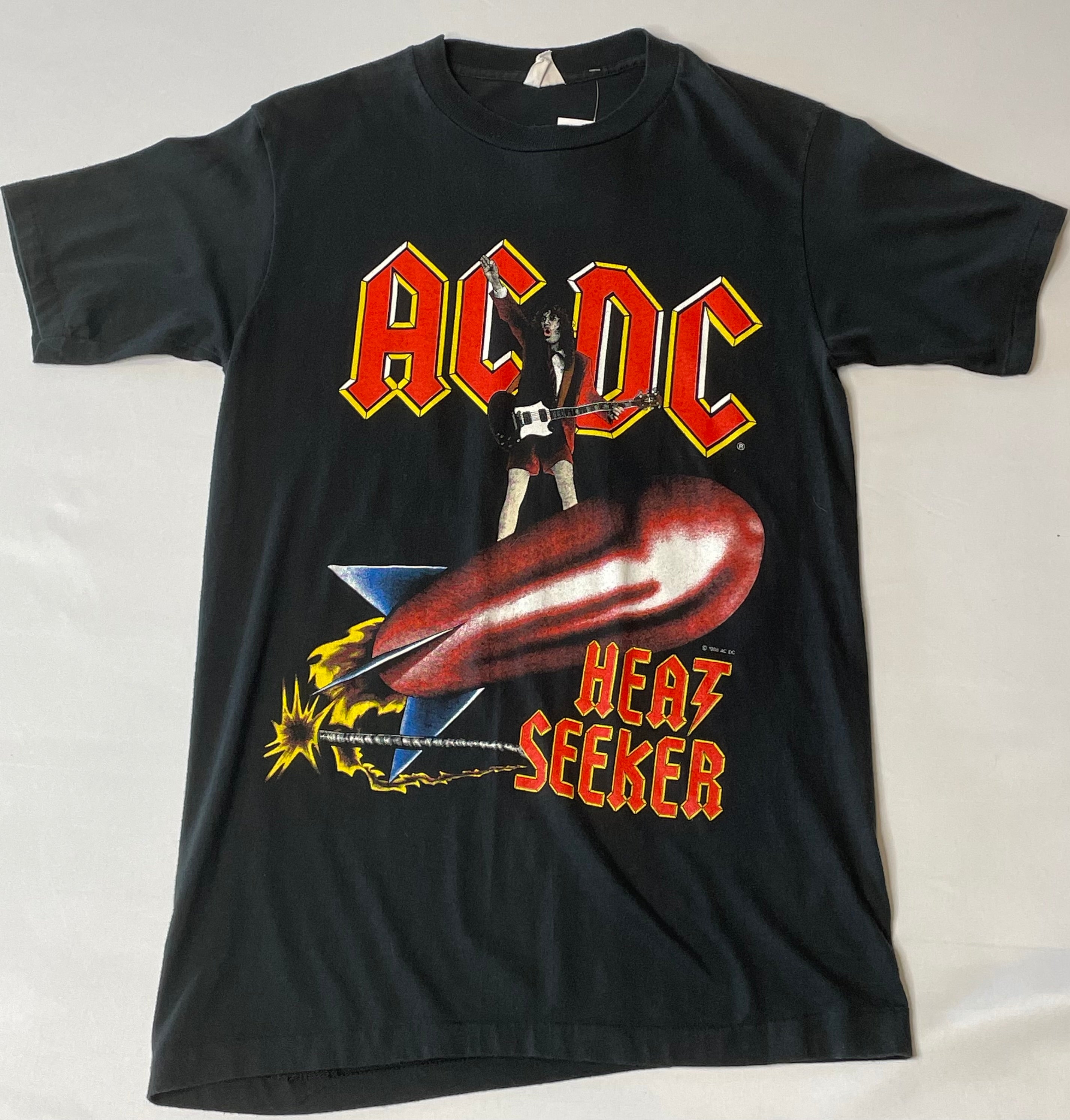 Vintage 1988 Acdc Heat Seeker Tour Shirt – Thevintagevaultclawson