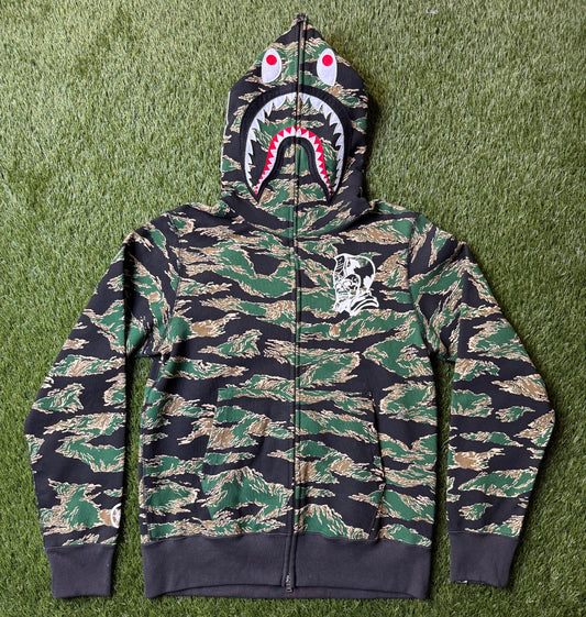 Bape Ursus Shark Zip Up Hoodie