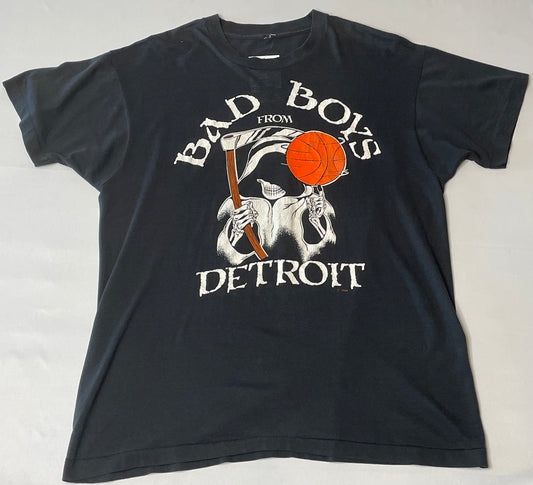 Vintage Detroit Bad Boys Reaper T Shirt