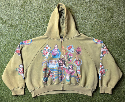 We Are Righteous Zip Up Hoodie