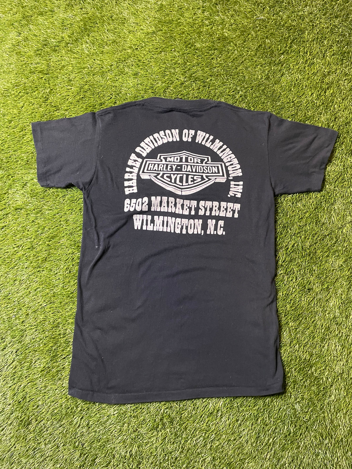 Vintage 3D Emblem Harley Davidson T Shirt