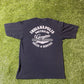 Vintage 3D Emblem Harley Davidson Harleys & Good Whiskey T Shirt